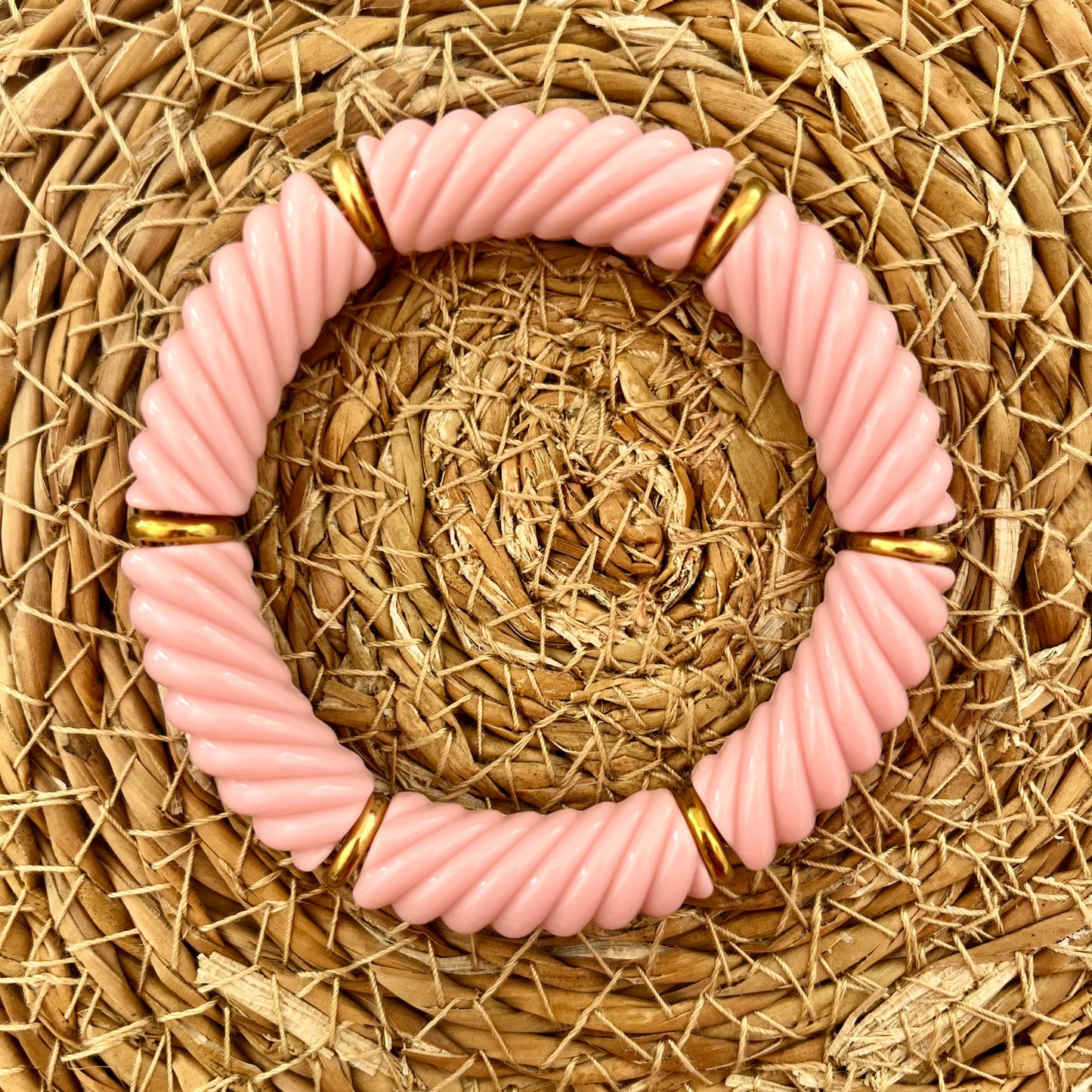 Bracelet CONSTANCE rose clair