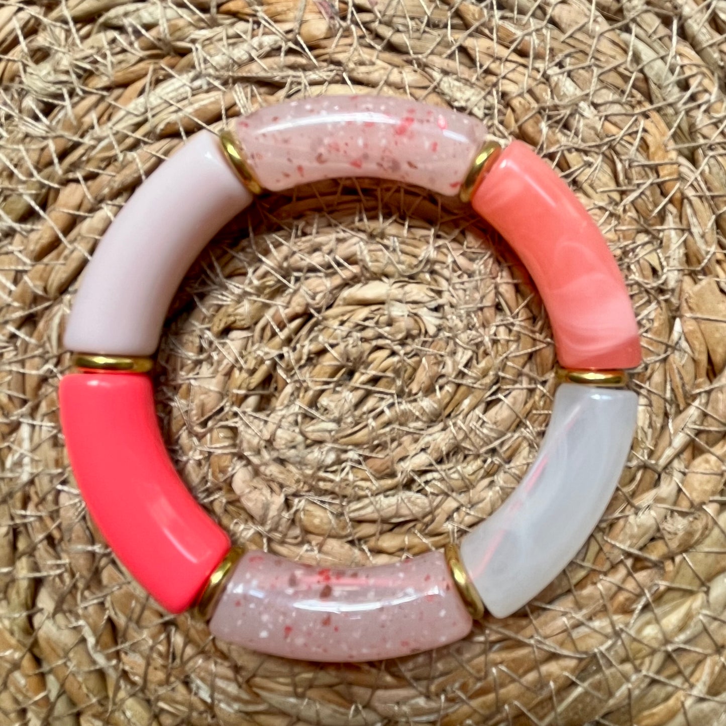 Duo bracelets TERRACOTTA rose
