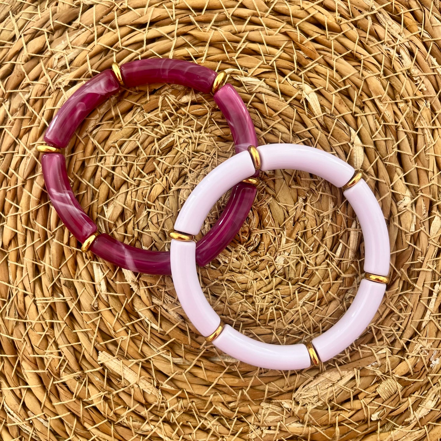 Duo bracelets Lila et Prune