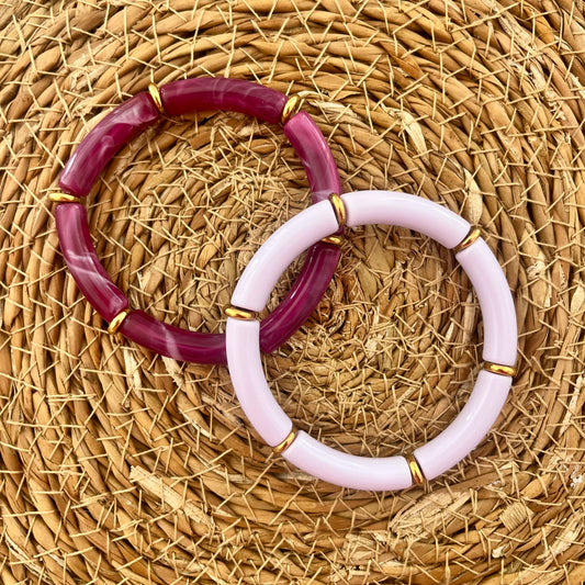 Duo bracelets Lila et Prune