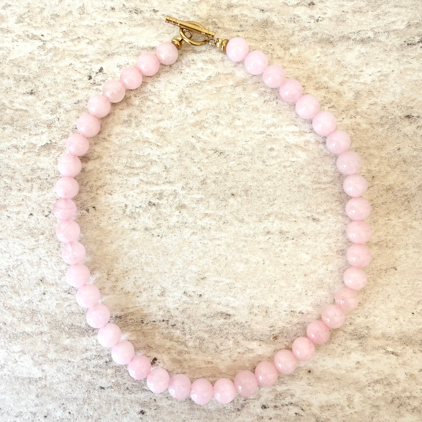 Collier Léa rose pâle