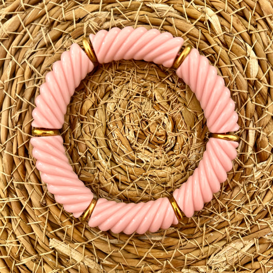 Bracelet CONSTANCE rose clair