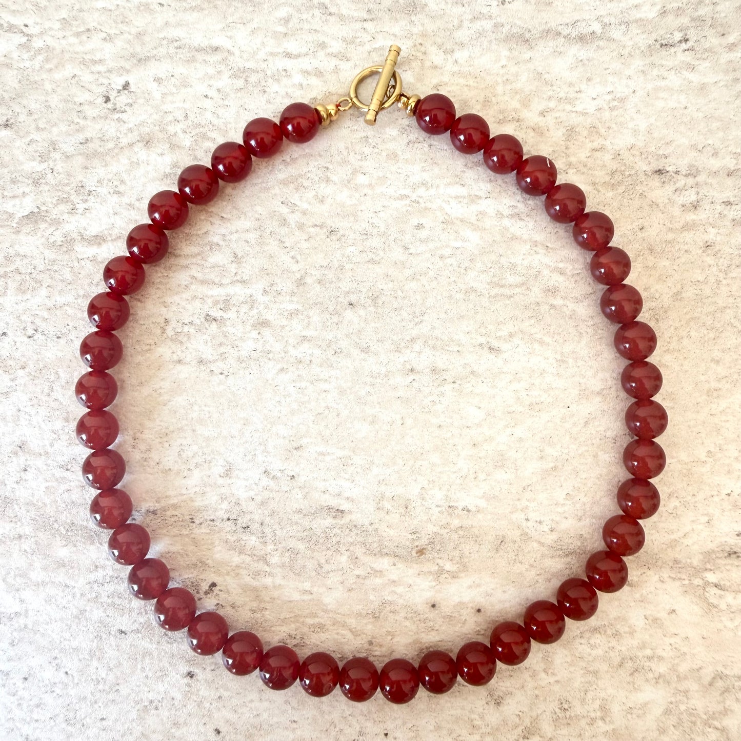 Collier Léa rouge