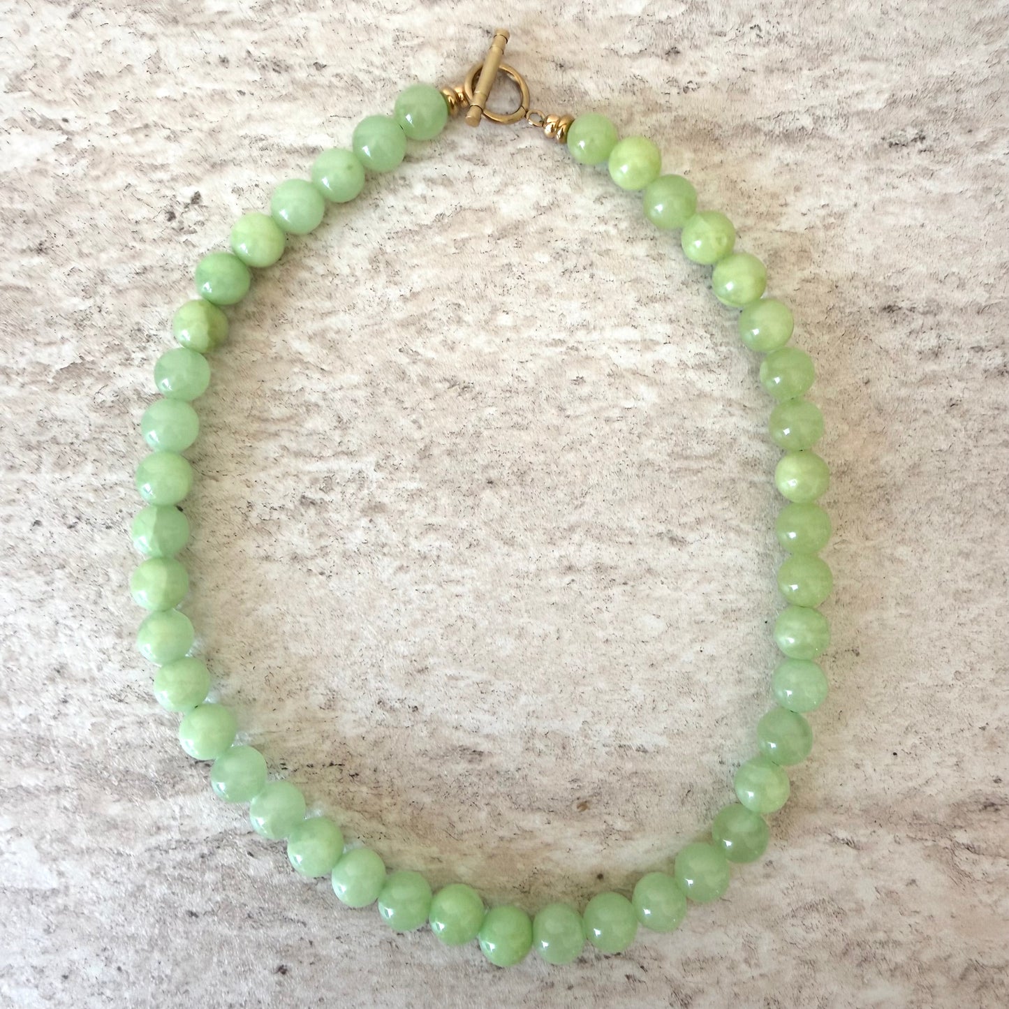 Collier Léa vert pâle