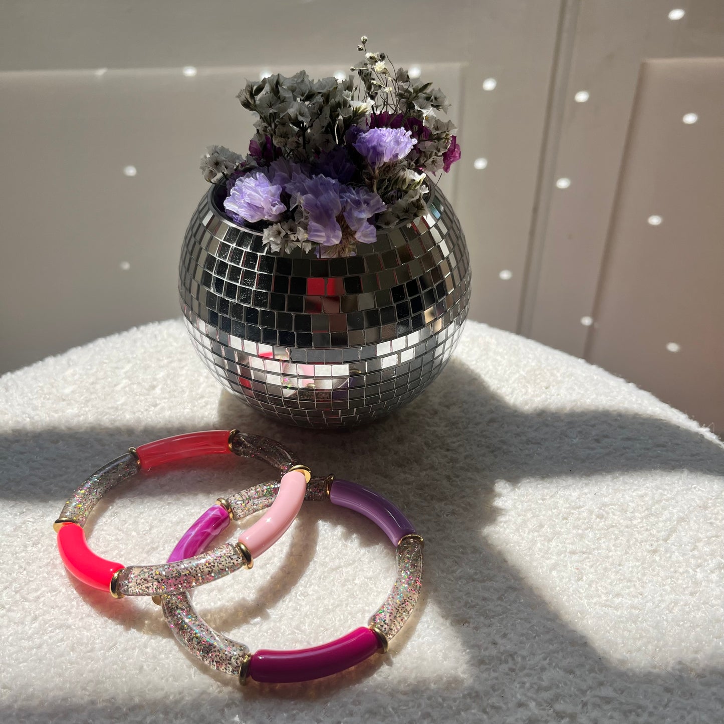 Duo bracelets Arc-en-ciel
