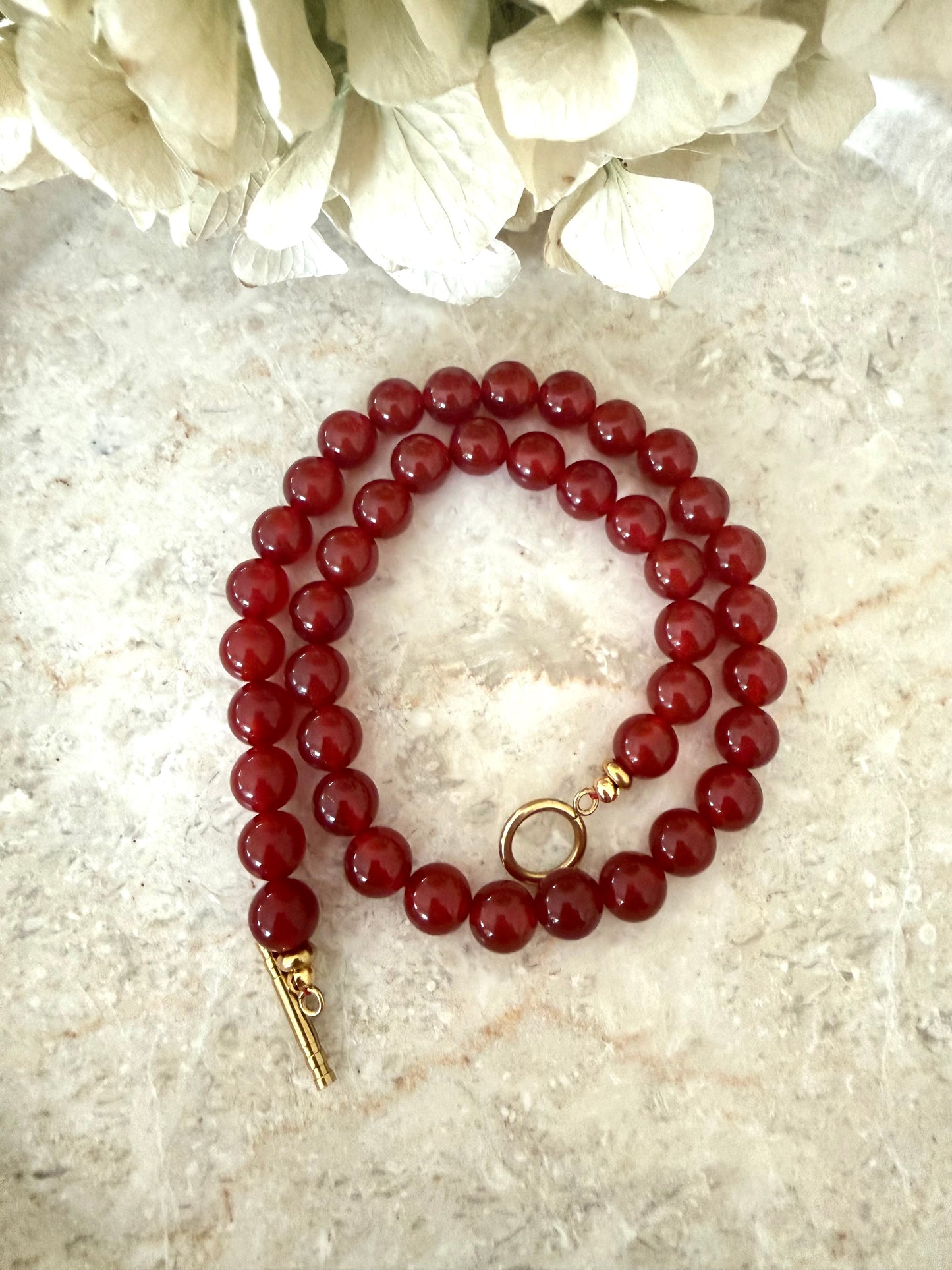Collier Léa rouge
