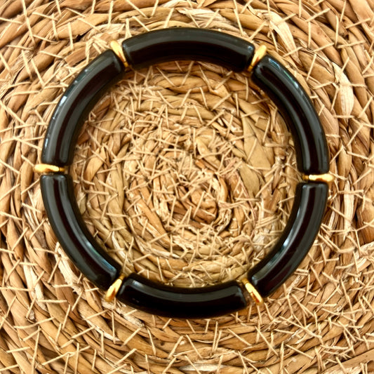 Bracelet uni noir