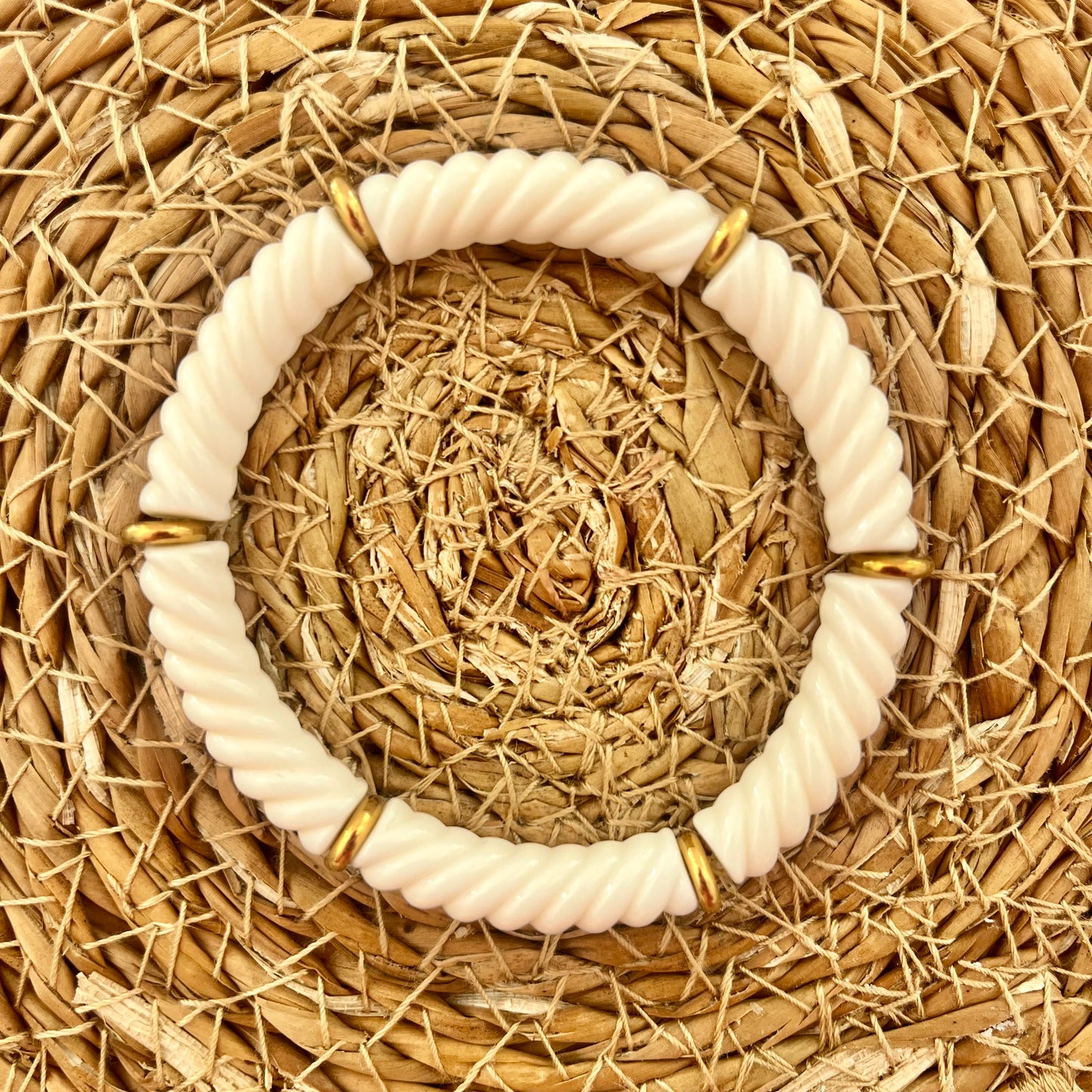 Bracelet CONSTANCE fin blanc