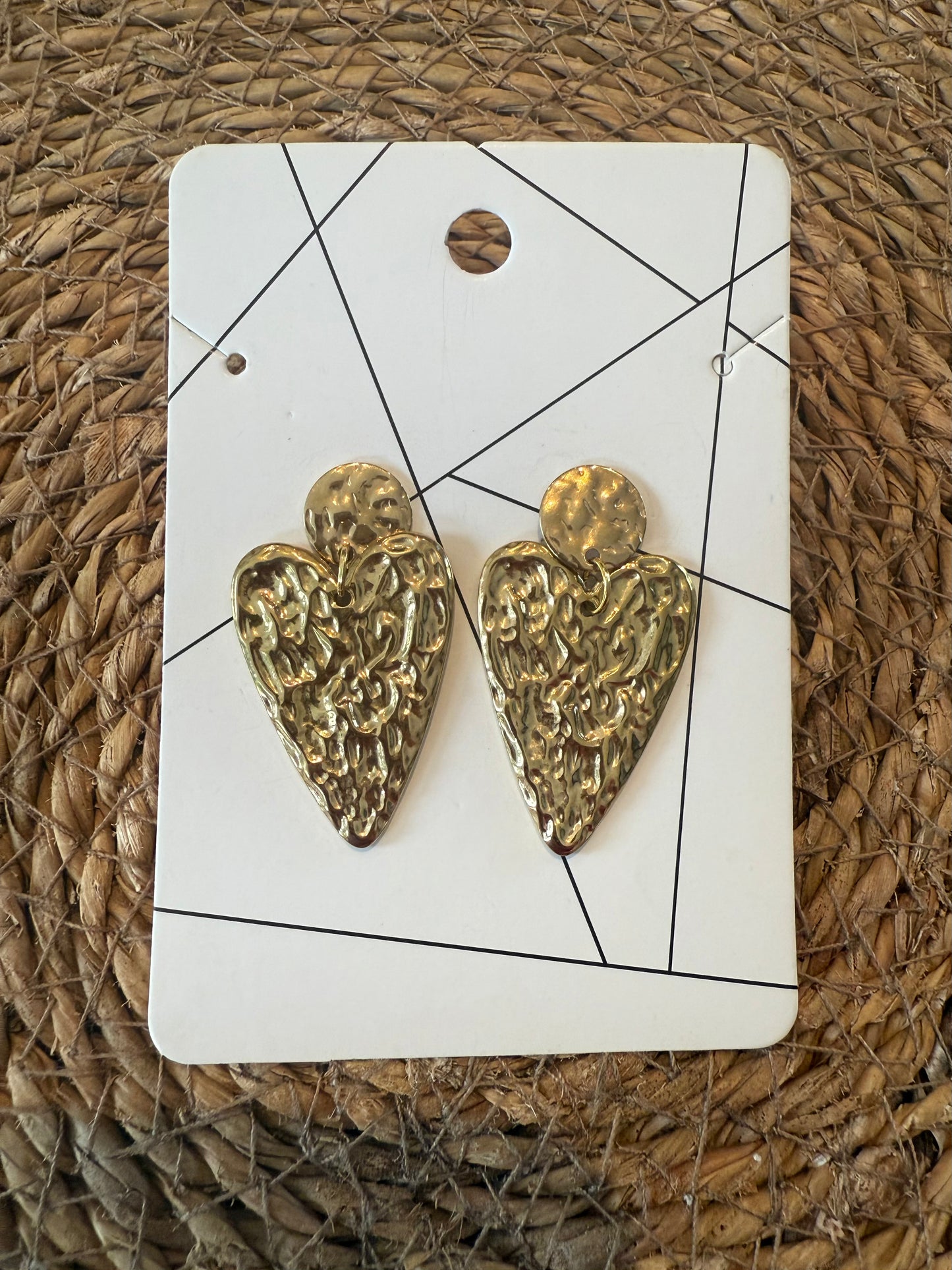 Boucles d’oreilles cœur