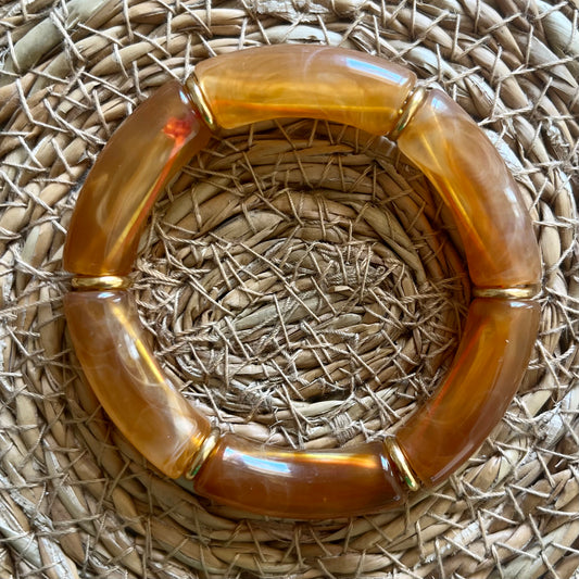 Bracelet JEANNE caramel