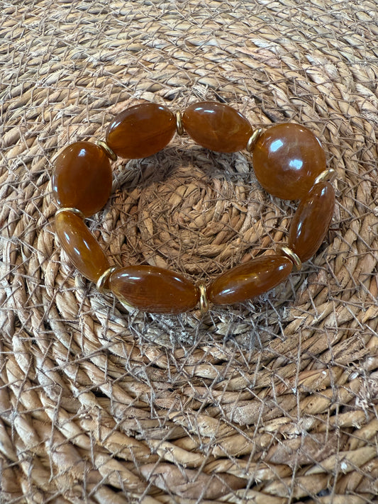 Bracelet VICTOIRE Miel foncé