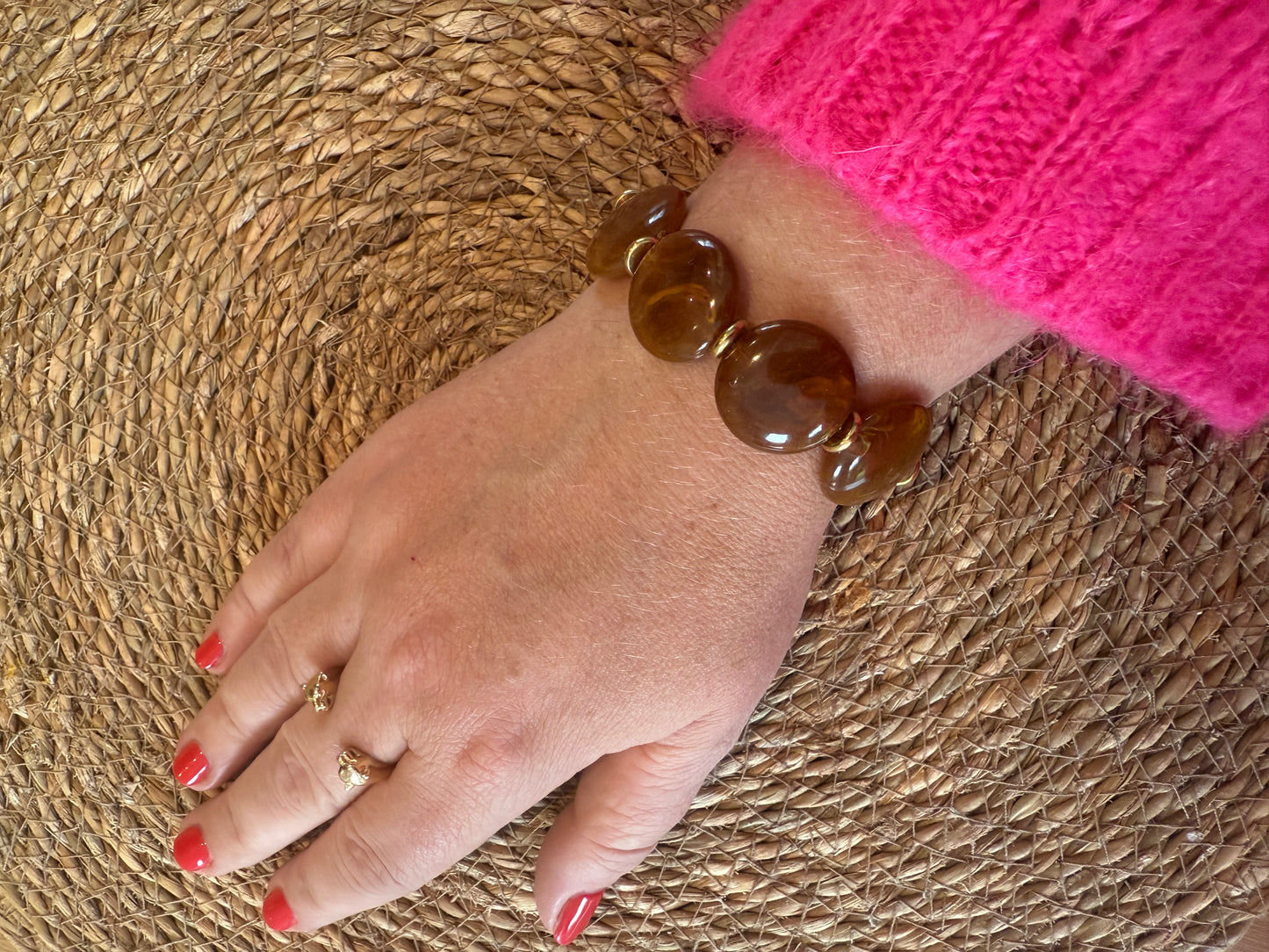 Bracelet VICTOIRE Miel foncé
